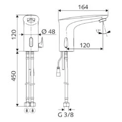 Schell MODUS Elektronische Waschtisch-Armatur E HD-M 11 Schell MODUS Elektronische Waschtisch-Armatur E HD-M -Megabad Verkäufe schell waschtischarmaturen modus elektronische hd 6922094