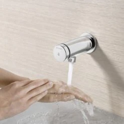 Schell PETIT Selbstschluss Wandauslauf-Armatur SC -Megabad Verkäufe schell waschtischarmaturen petit selbstschluss wandauslauf 6922265