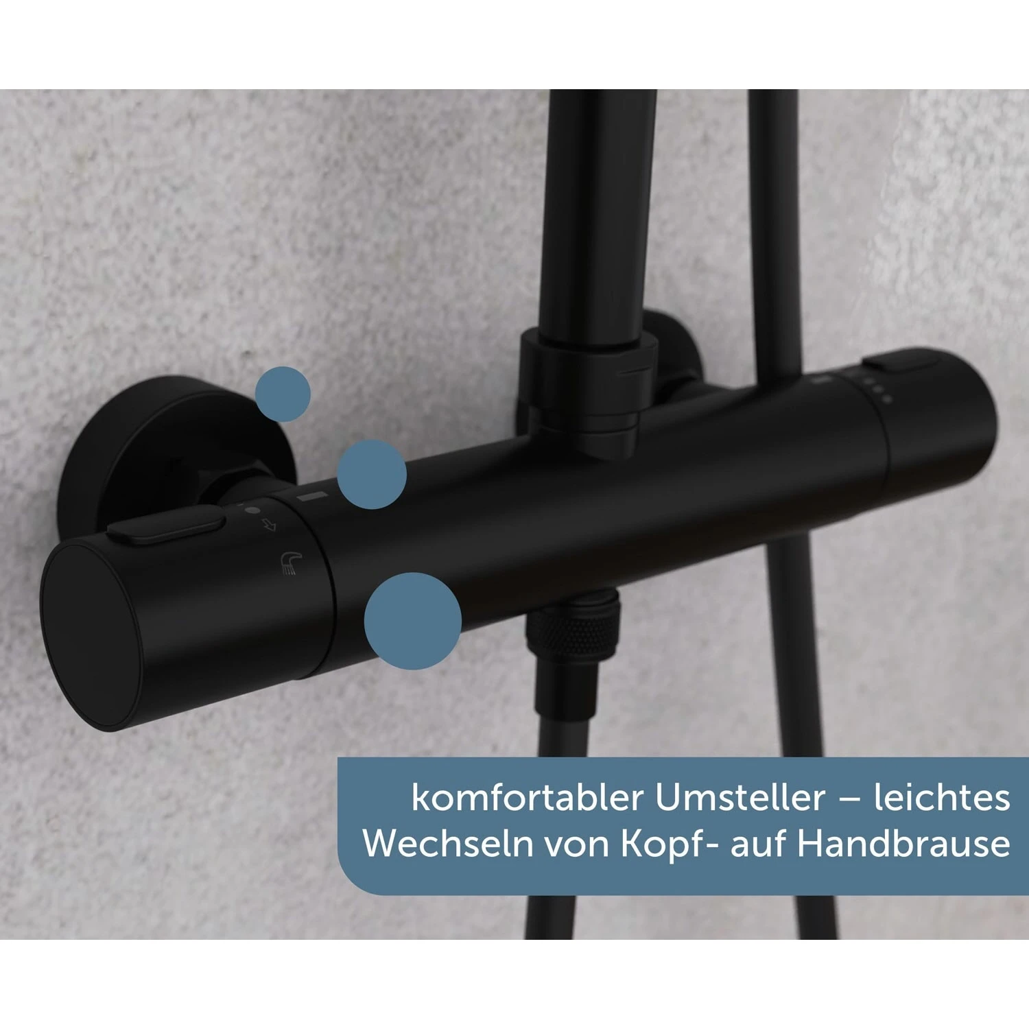 Schütte AQUADUCT Überkopf-Brauseset Mit Thermostatarmatur 5 Schütte AQUADUCT Überkopf-Brauseset Mit Thermostatarmatur – Bild 3