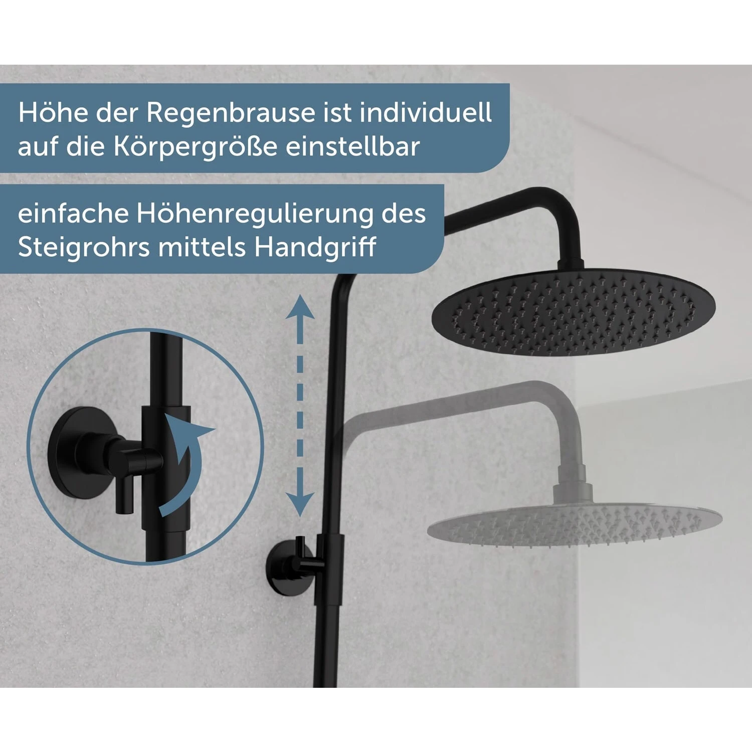 Schütte AQUADUCT Überkopf-Brauseset Mit Thermostatarmatur 9 Schütte AQUADUCT Überkopf-Brauseset Mit Thermostatarmatur – Bild 7