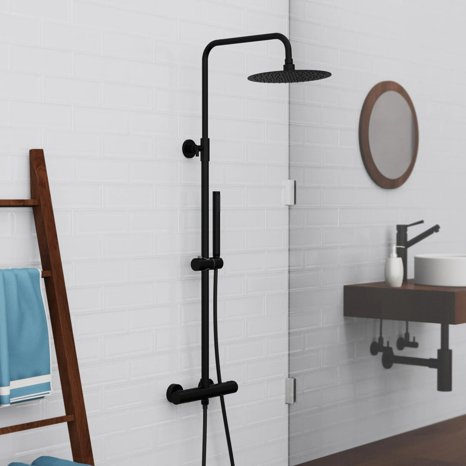 Schütte AQUADUCT Überkopf-Brauseset Mit Thermostatarmatur 11 Schütte AQUADUCT Überkopf-Brauseset Mit Thermostatarmatur – Bild 9