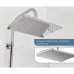 Schütte MALLORCA Duschsystem Mit Kopfbrause Und Handbrause, Ohne Armatur -Megabad Verkäufe schuette duschsysteme mallorca mit kopfbrause und 12499170