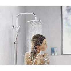 Schütte MALLORCA Duschsystem Mit Kopfbrause Und Handbrause, Ohne Armatur -Megabad Verkäufe schuette duschsysteme mallorca mit kopfbrause und 12499204