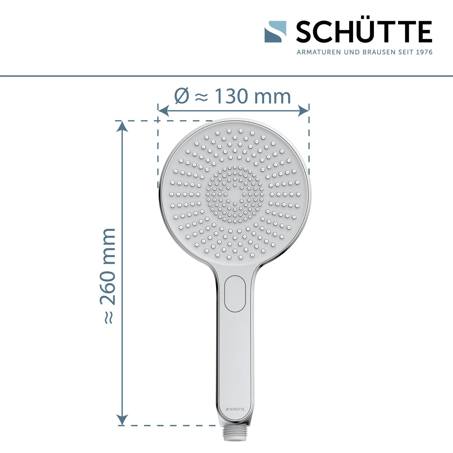 Schütte KARIBIK Handbrause Rund Mit 3 Strahlarten 6 Schütte KARIBIK Handbrause Rund Mit 3 Strahlarten – Bild 5