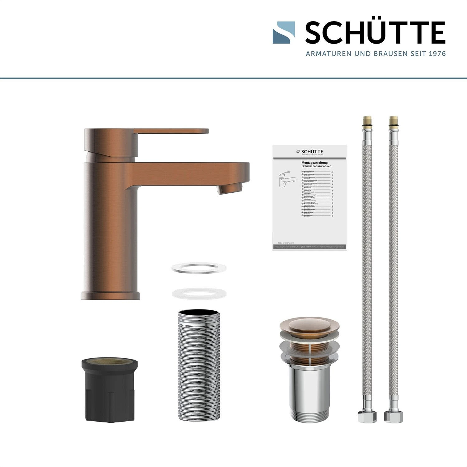 Schütte ELEPHANT Waschtischarmatur Mit Ablaufgarnitur Pop Up 6 Schütte ELEPHANT Waschtischarmatur Mit Ablaufgarnitur Pop Up – Bild 4