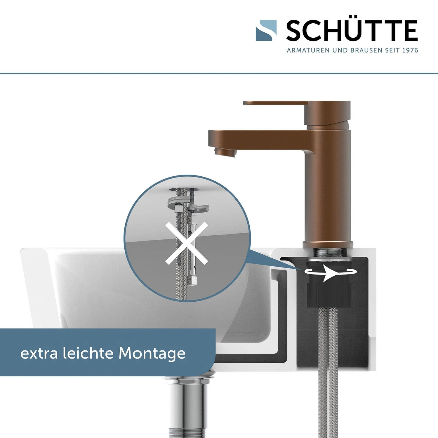 Schütte ELEPHANT Waschtischarmatur Mit Ablaufgarnitur Pop Up 12 Schütte ELEPHANT Waschtischarmatur Mit Ablaufgarnitur Pop Up – Bild 10