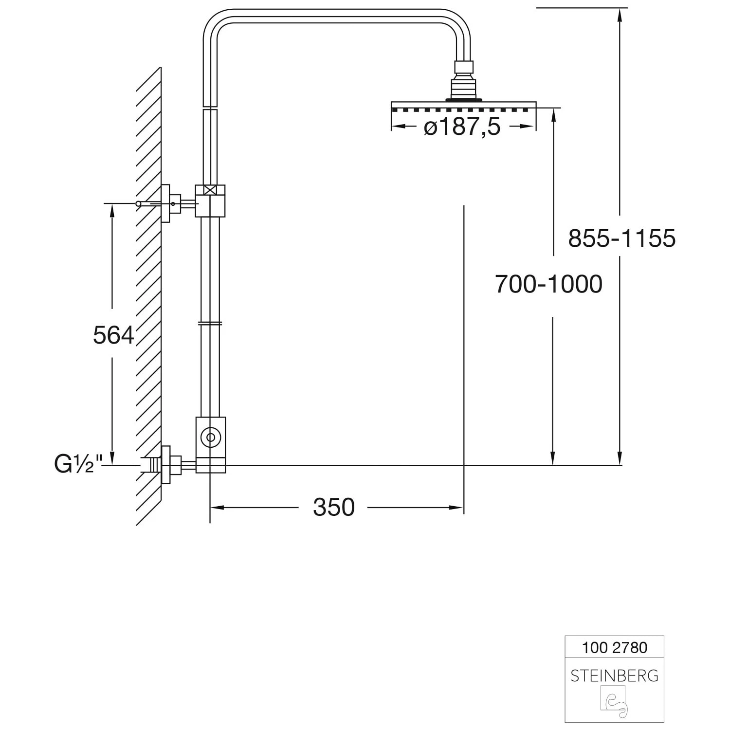 Steinberg Serie 100 Brauseset Mit Integriertem Wandanschluss 4 Steinberg Serie 100 Brauseset Mit Integriertem Wandanschluss – Bild 2