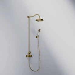 Steinberg Serie 350 Brauseset, Komplett Mit Thermostatarmatur, Mit Regenbrause Und Handbrause