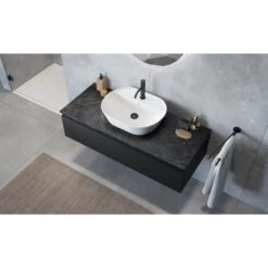 Steinkamp Living Black Waschtisch-Einhebelmischer Mit Zugstangen-Ablaufgarnitur, Mit Wasserspar-Strahlregler 5L/Min -Megabad Verkäufe steinkamp badarmaturen living waschtisch black waschtischarmatur 13917932