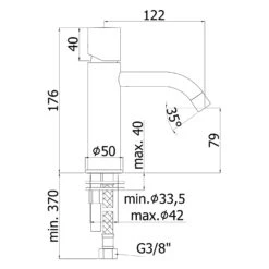Steinkamp Living Black Waschtisch-Einhebelmischer Ohne Abl.-Garnitur, Mit Wasserspar-Strahlregler 5L/Min -Megabad Verkäufe steinkamp badarmaturen living waschtisch black waschtischarmatur 6909987