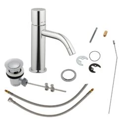 Steinkamp Living Waschtisch-Einhebelmischer Mit Zugstangen-Ablaufgarnitur, Mit Wasserspar-Strahlregler 5L/Min -Megabad Verkäufe steinkamp badarmaturen living waschtisch waschtischarmatur mit 7968943