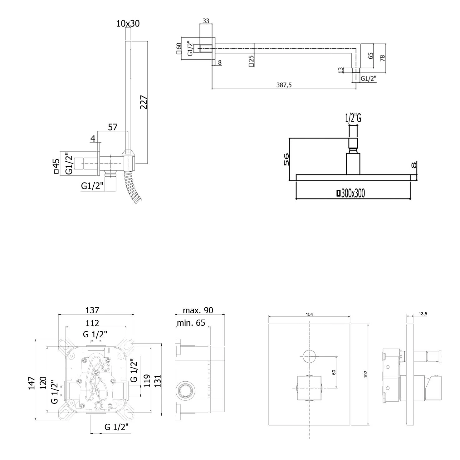 Steinkamp Life Unterputz-Brausekomplett-Set 6 Steinkamp Life Unterputz-Brausekomplett-Set – Bild 4