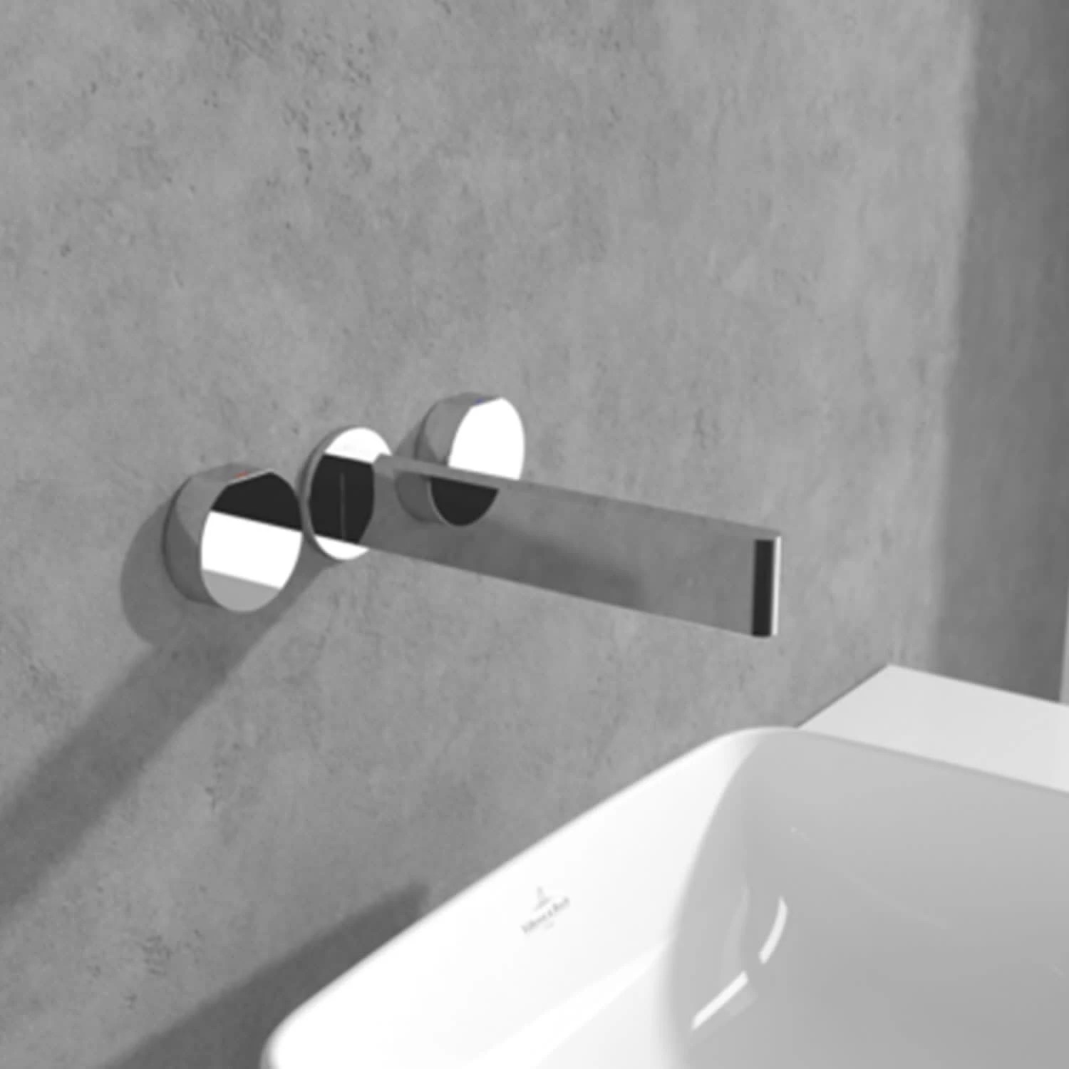 Villeroy & Boch Dawn Waschtischauslauf-Set Ohne Ablaufgarnitur 3 Villeroy & Boch Dawn Waschtischauslauf-Set Ohne Ablaufgarnitur