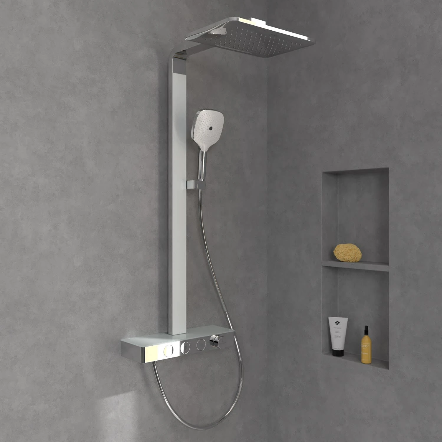 Villeroy & Boch Infinity Showers Handbrause Eckig 8 Villeroy & Boch Infinity Showers Handbrause Eckig – Bild 6