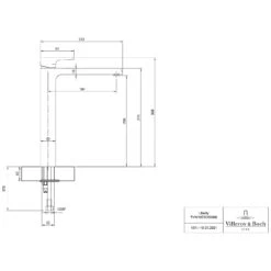 Villeroy & Boch Liberty Einhebel-Waschtischarmatur Erhöht -Megabad Verkäufe villeroy boch alle kollektionen liberty einhebel 9588236