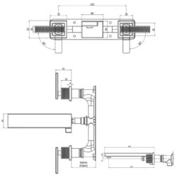 Villeroy & Boch Mettlach Dreiloch-Waschtischarmatur Ohne Ablaufgarnitur -Megabad Verkäufe villeroy boch alle kollektionen mettlach armaturen 12309580