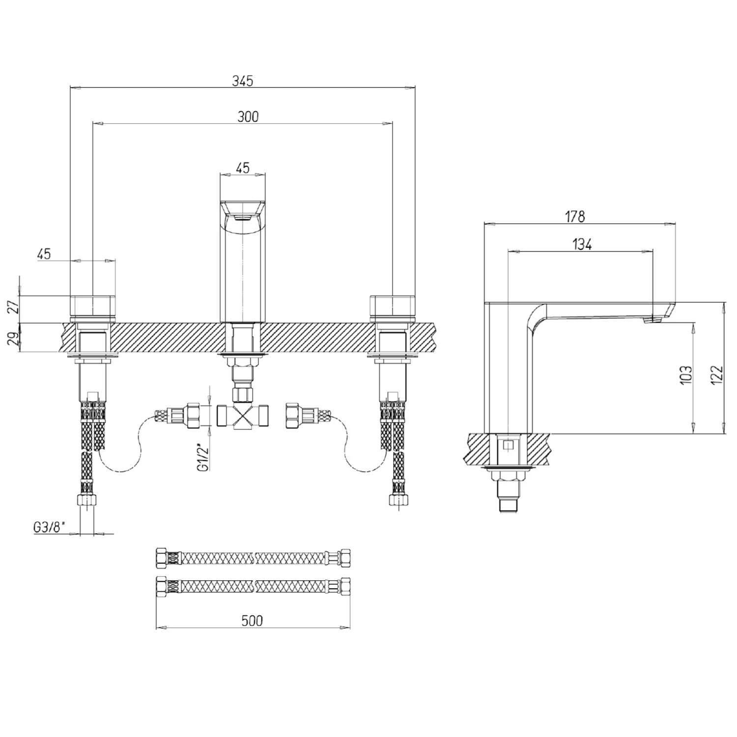Villeroy & Boch Subway 3.0 Dreiloch-Waschtischarmatur 7 Villeroy & Boch Subway 3.0 Dreiloch-Waschtischarmatur – Bild 5