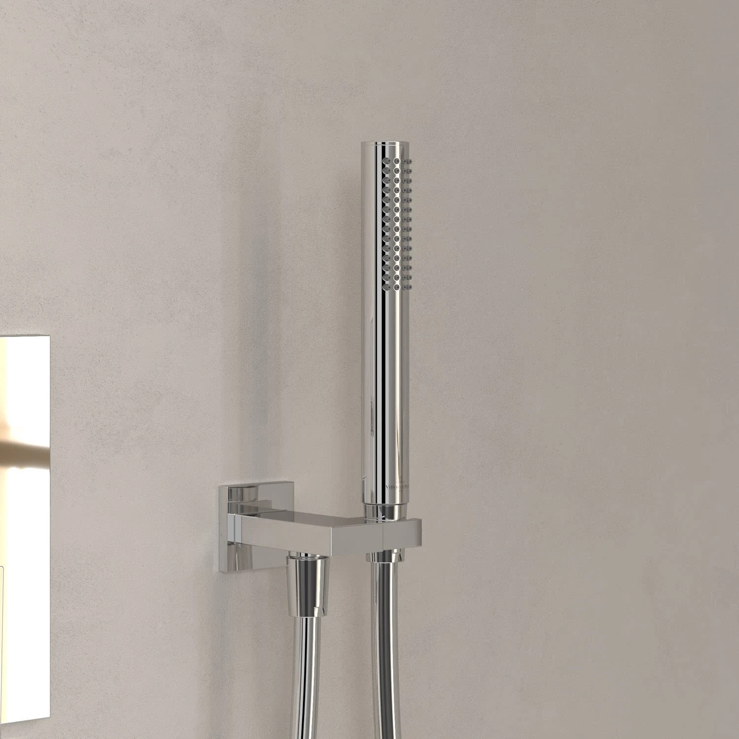 Villeroy & Boch Taro Duschsystem Mit Brausehalter, Stabhandbrause Und UP-Einhebel-Armatur 6 Villeroy & Boch Taro Duschsystem Mit Brausehalter, Stabhandbrause Und UP-Einhebel-Armatur – Bild 4