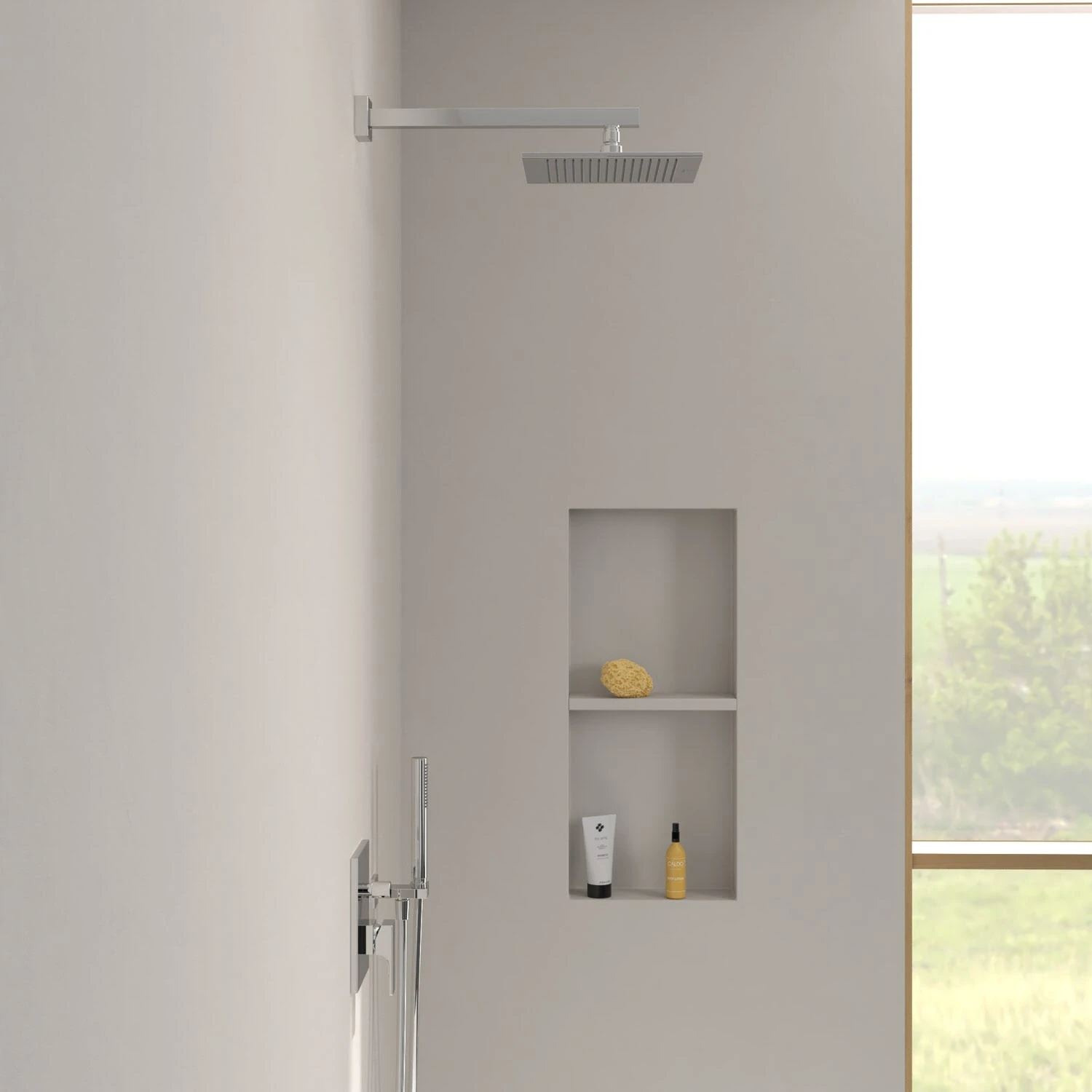 Villeroy & Boch Taro Duschsystem Mit Brausehalter, Stabhandbrause Und UP-Einhebel-Armatur 11 Villeroy & Boch Taro Duschsystem Mit Brausehalter, Stabhandbrause Und UP-Einhebel-Armatur – Bild 9