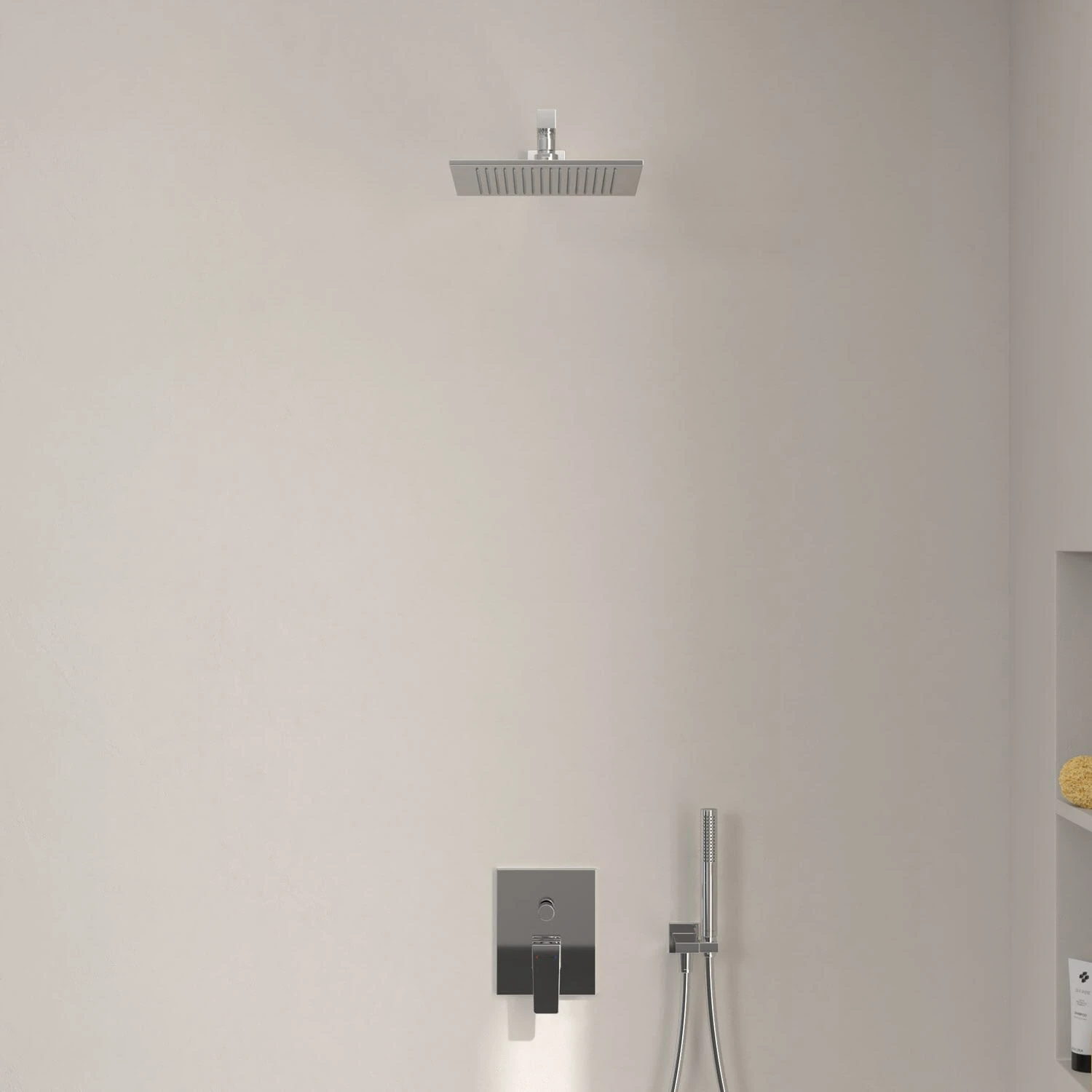 Villeroy & Boch Taro Duschsystem Mit Brausehalter, Stabhandbrause Und UP-Einhebel-Armatur 12 Villeroy & Boch Taro Duschsystem Mit Brausehalter, Stabhandbrause Und UP-Einhebel-Armatur – Bild 10