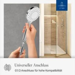 Villeroy & Boch Universal Showers Handbrause Mit Drei Strahlarten, Rund -Megabad Verkäufe villeroy boch alle kollektionen universal showers 14008129