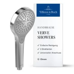Villeroy & Boch Verve Showers Handbrause Mit Drei Strahlarten -Megabad Verkäufe villeroy boch alle kollektionen verve showers 14008096