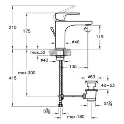 VitrA Root Round Einhebel-Waschtischmischer M Mit Ablaufgarnitur -Megabad Verkäufe vitra armaturen root round waschtisch einhebel 11595504